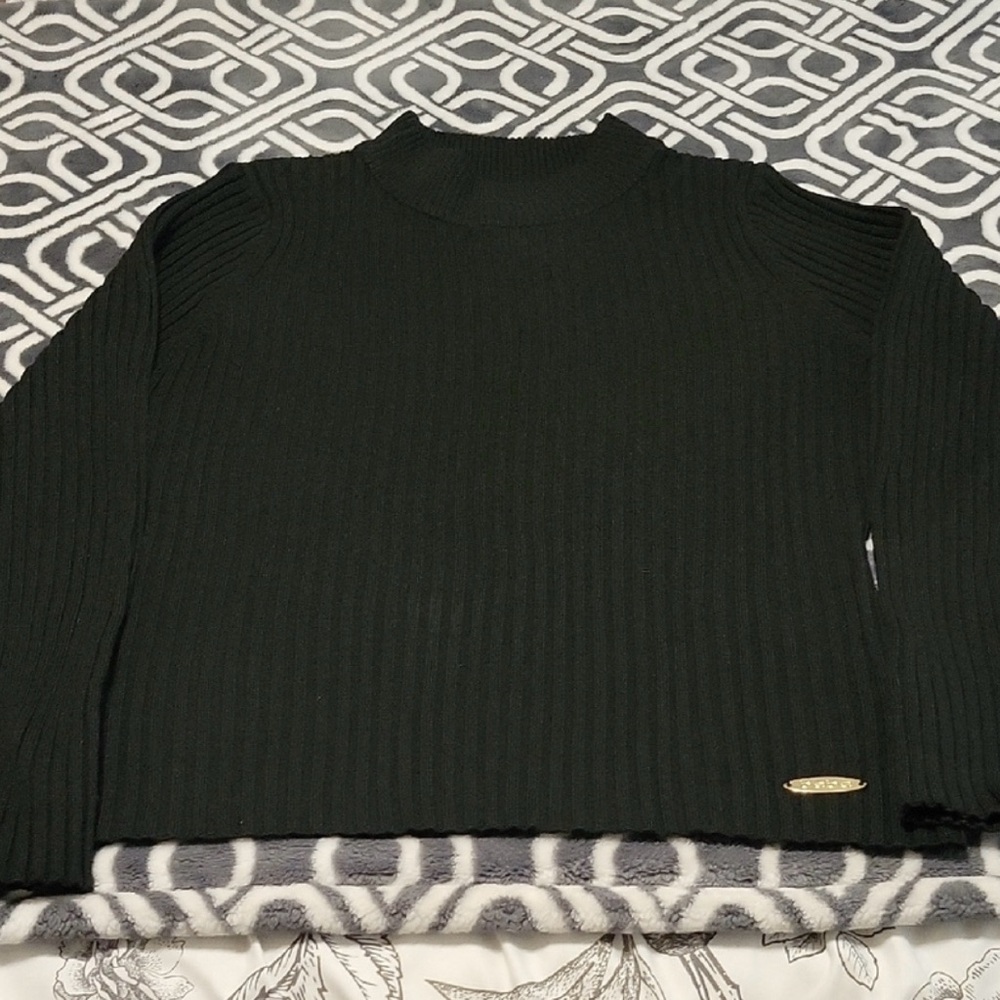 bebe Black ribbed Sweater